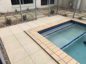 Paving pool surrounds - Landscaping Brisbane