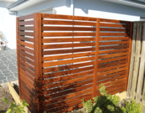 Sunshine coast landscaping - timber screen