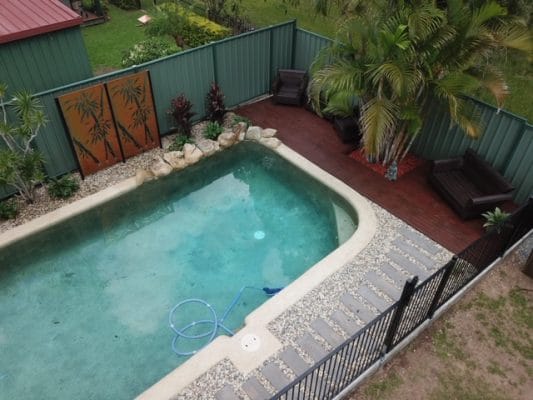 Pool landscaping and decking - Landscaping north Brisbane