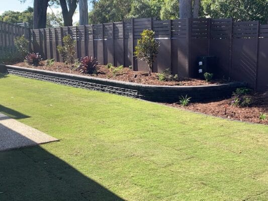 Nudgee after backyard landscaping