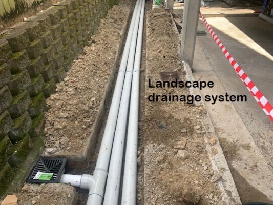 Landscape drainage system
