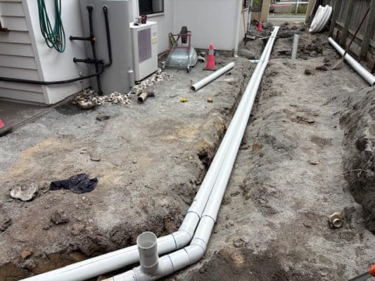 Stormwater drainage system installation - Drainage Brisbane