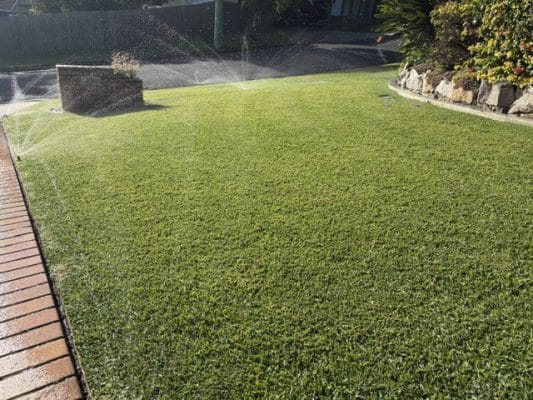 Lawn irrigation - Pop up sprinkler. Hunter MP rotators. Irrigation Brisbane